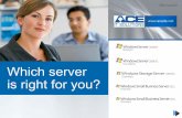 Which server to choose ace it solutions guide