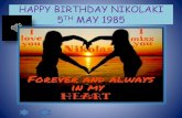 Happy 29 th birthday nikolaki