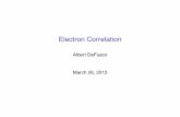 Introduction to Electron Correlation