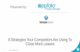 AppFolio Webinar: 8 Strategies Your Competitors Are Using to Close More Leases
