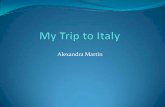 My  Trip To  Italy