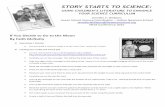 Story Starts to Science Presentation Handout NSTA Conference 2015  by Jennifer C. Williams
