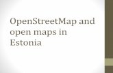 OpenStreetMap and Open data in Estonia