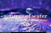 sources of water