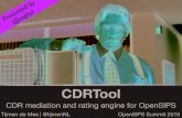 CDRTool: CDR mediation and rating engine for OpenSIPS