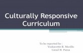 Culturally responsive curriculum