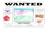 Wanted Posters - First Grade Folk Tales Unit