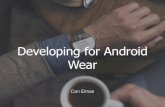 Developing for Android Wear