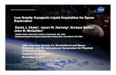 Chato low gravity cryogenic liquid acquisition for space exploration 2014
