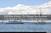 US Maritime: To those we honor