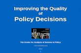 Nash improving the quality of policy decisions v.9 copy
