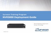 Surveon NVR3000 Megapixel RAID NVR Deployment Guide