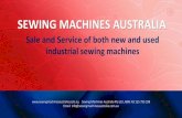 Industrial Sewing Machine - Sewing Machines Australia
