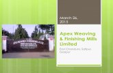 Apex weaving & finishing mills limited