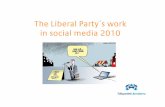 Folkpartiet presenation sociala medier