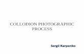 Collodion photographic process. KARPENKO, Sergii . Murcia School of Arts