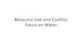 Resource use and conflict   rivers