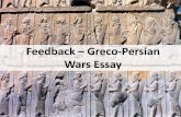 Feedback – year 7 persian wars essay