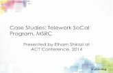 ACT 2014 Case Studies Telework So Cal Program MSRC