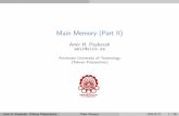 Main Memory - Part2