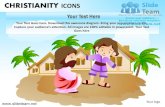How to make create christianity jesus christ icons powerpoint presentation slides and ppt templates graphics clipart