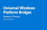 Universal Windows Platform Bridges