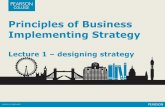 Pearson principles of business implementing strategy lecture 1