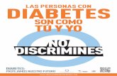 Dia mundial diabetes 2013 "No a la discriminació"
