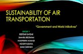 Sustainability OF AIR Transportation
