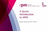 APM People SIG - Introduction to APM branches, SIGs and APM Awards