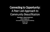 Connecting to Opportunity: A Peer-Led Approach to Community Beautification
