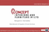 CONCEPT INTERIORS AND FURNITURE PVT LTD -HOME FURNITURE