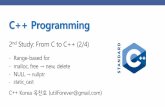 C++ Programming - 2nd Study