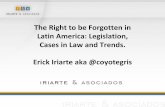 Erick Iriarte: Derecho al olvido en América Latina