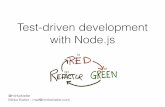 Test-driven development with Node.js