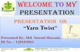 Yarn Twist- What is yarn twist