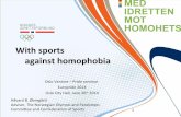 With sports against homophobia. Presentasjon for Oslo Venstre