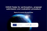 H2020 Infoday Proposals Submission