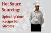 Hot sauce sourcing slides