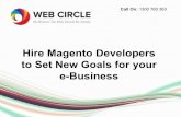 Hire Magento Developers to Set New Goals for your e-Business