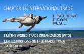 International trade 13.3 13.4