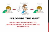 Student response to feedback