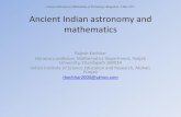 Ancient indian astronomy and mathematics