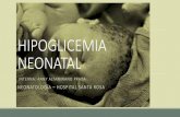Hipoglicemia neonatal
