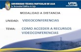 Recursos Videoconferencias
