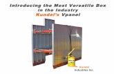 The V- Panel is the FUTURE of underground trench safety equipment as you know Kundel Trench Shields and Shoring are safety devices that will protect workers who operate within the