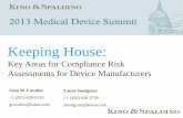 Keeping House Compliance Risk Assessment Medical Device Summit.PPTX