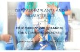 Dental implants and biomaterials