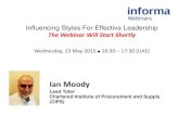 Influencing styles for effective leadership