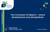 The Covenant of Mayors: recent development and perspectives - Bossio
